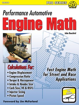 cover image of Performance Automotive Engine Math